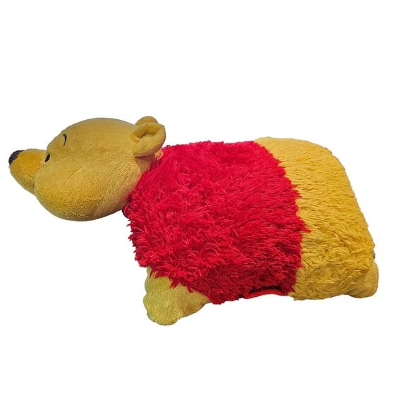 Winnie the Pooh Disney Pillow Pet 18" Plush Stuffed Toy Bear Yellow Red Soft - Picture 15 of 16